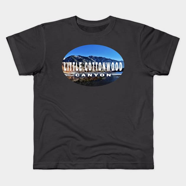 Little Cottonwood Canyon Kids T-Shirt by stermitkermit